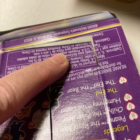 McDonald's Ty Beanie Babies "Dinosaur Trio Collection" Steg & Rex New Unopened - Picture 11 of 12